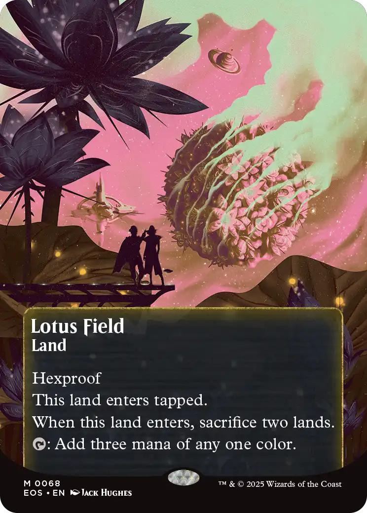 Lotus Field [68] [Borderless] [Poster] [Edge of Eternities: Stellar Sights] [Non-Foil]