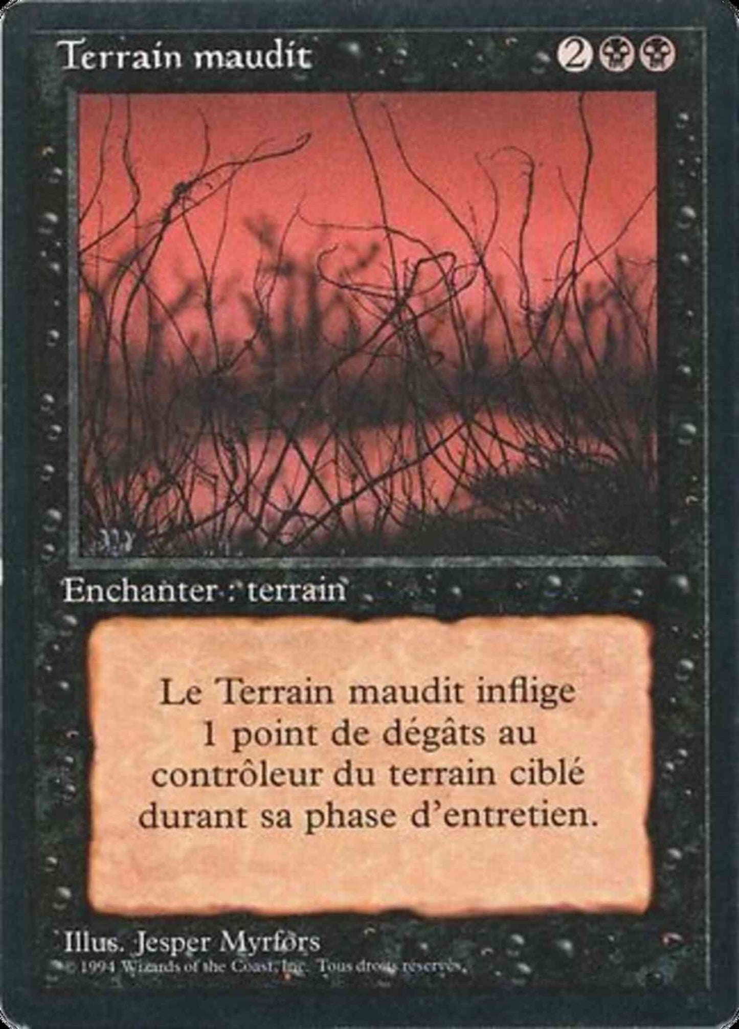 Cursed Land - French [98] [Foreign Black Border: French] [Non-Foil]