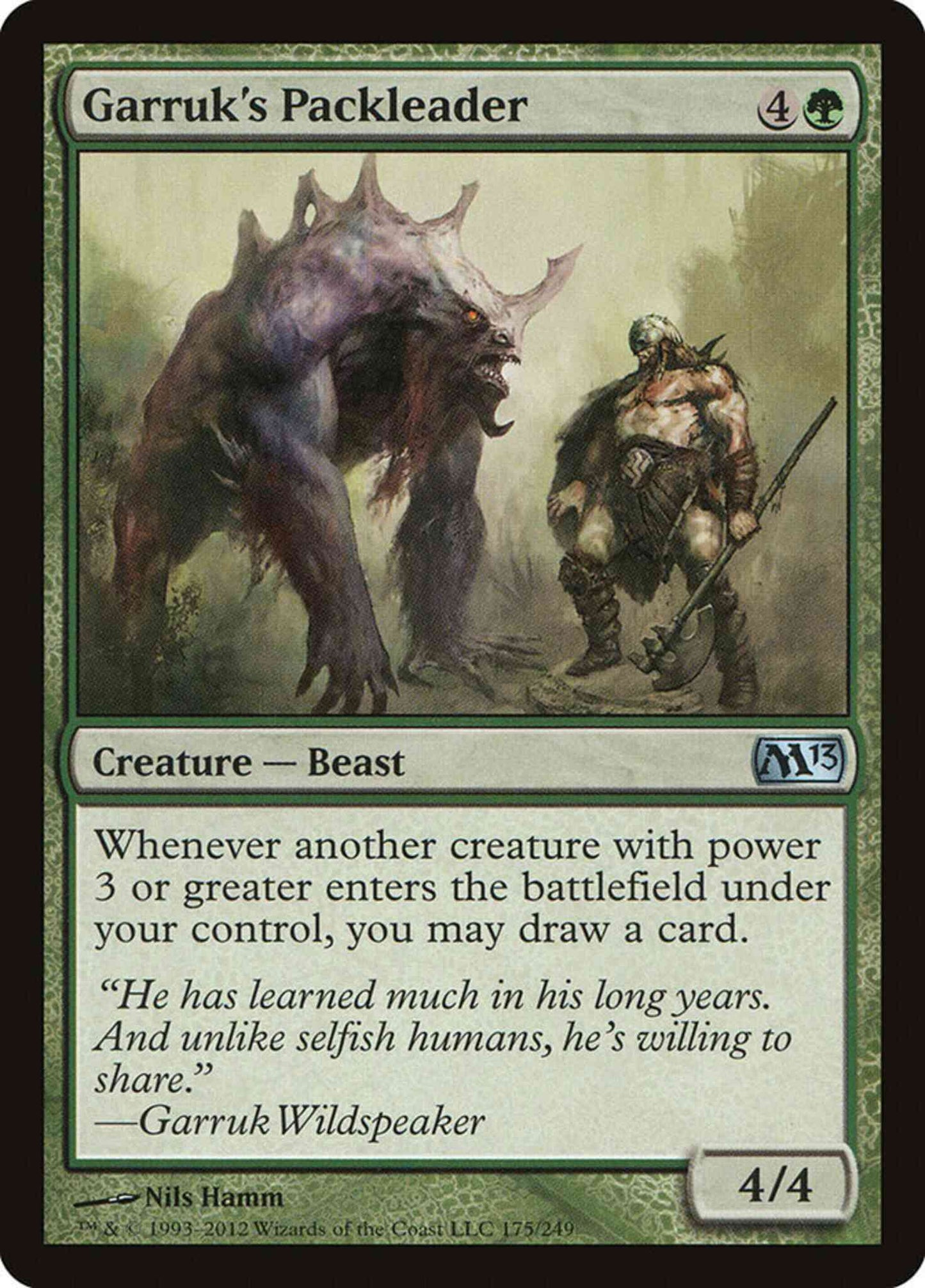 Garruk's Packleader [175] [Magic 2013] [Non-Foil]