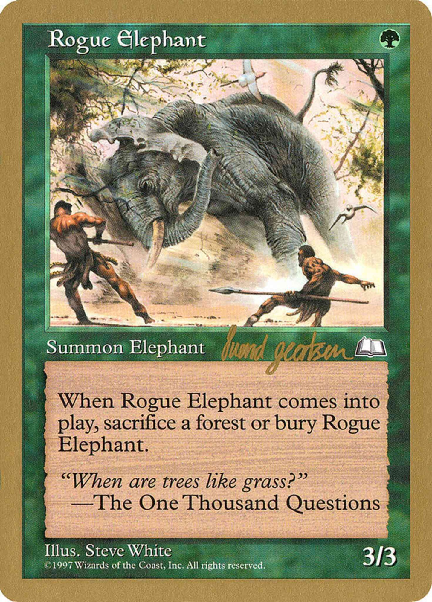Rogue Elephant [sg139] [World Championship Decks 1997] [Non-Foil]