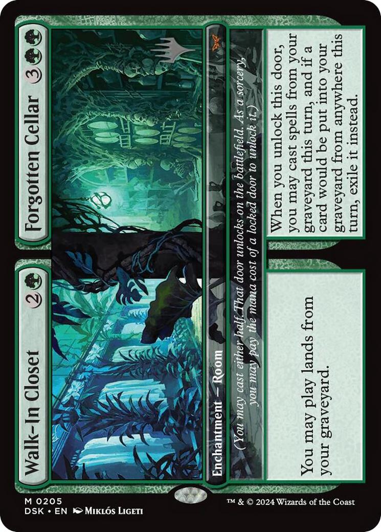 Walk-In Closet // Forgotten Cellar [205p] [Promo Pack] [Duskmourn: House of Horror: Promos] [Non-Foil]