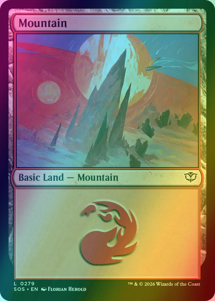 Mountain [279] [Secrets of Strixhaven] [Foil]