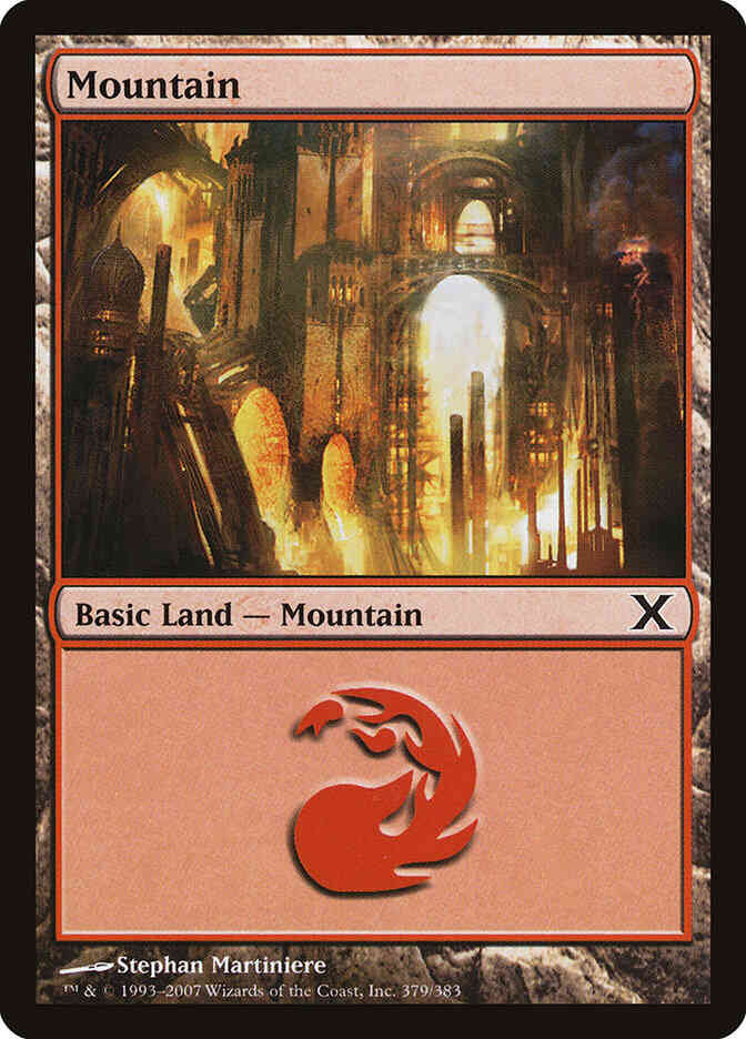 Mountain [379] [Tenth Edition] [Non-Foil]