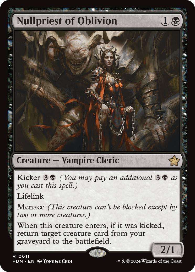 Nullpriest of Oblivion [611] [Foundations] [Non-Foil]
