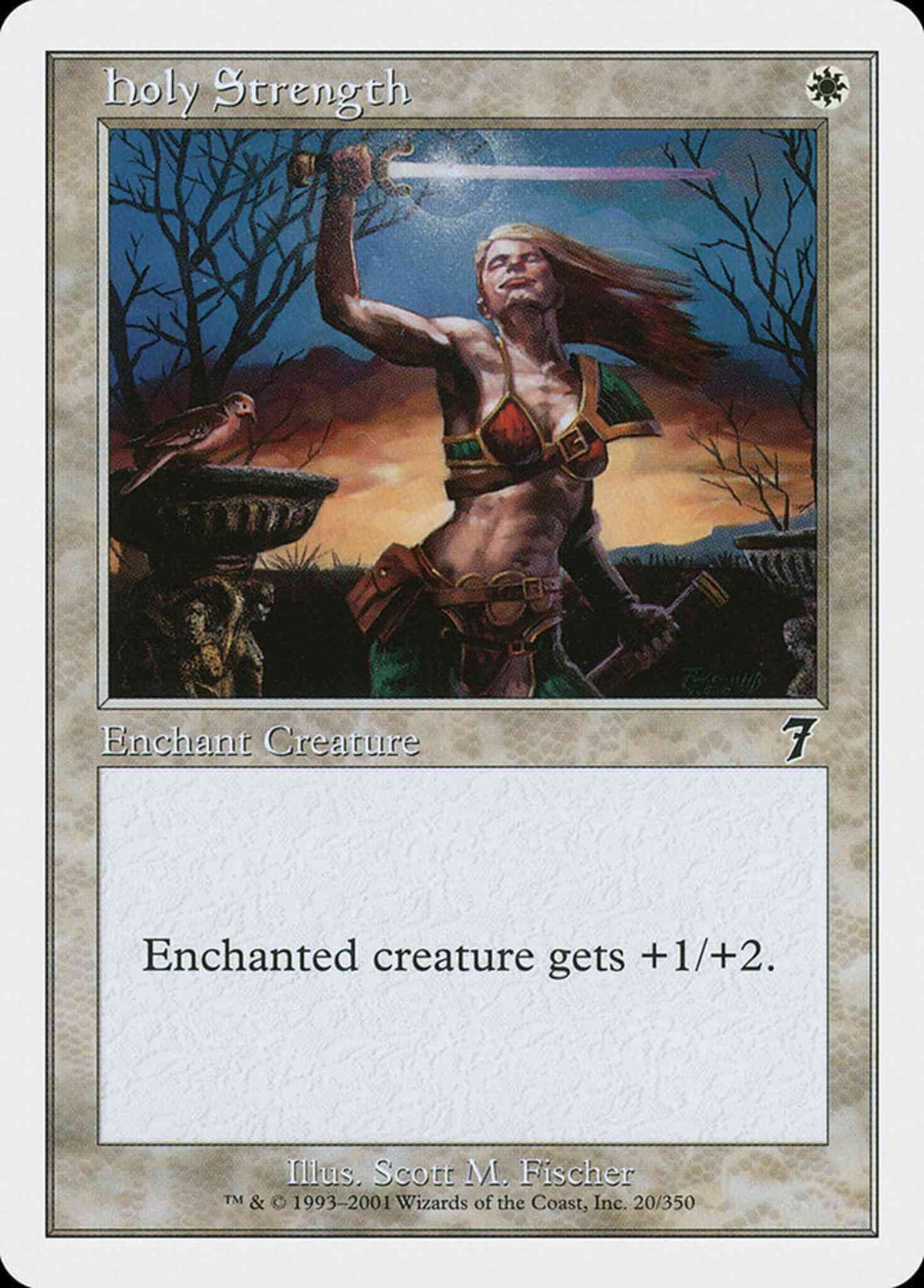 Holy Strength [20] [Seventh Edition] [Non-Foil]