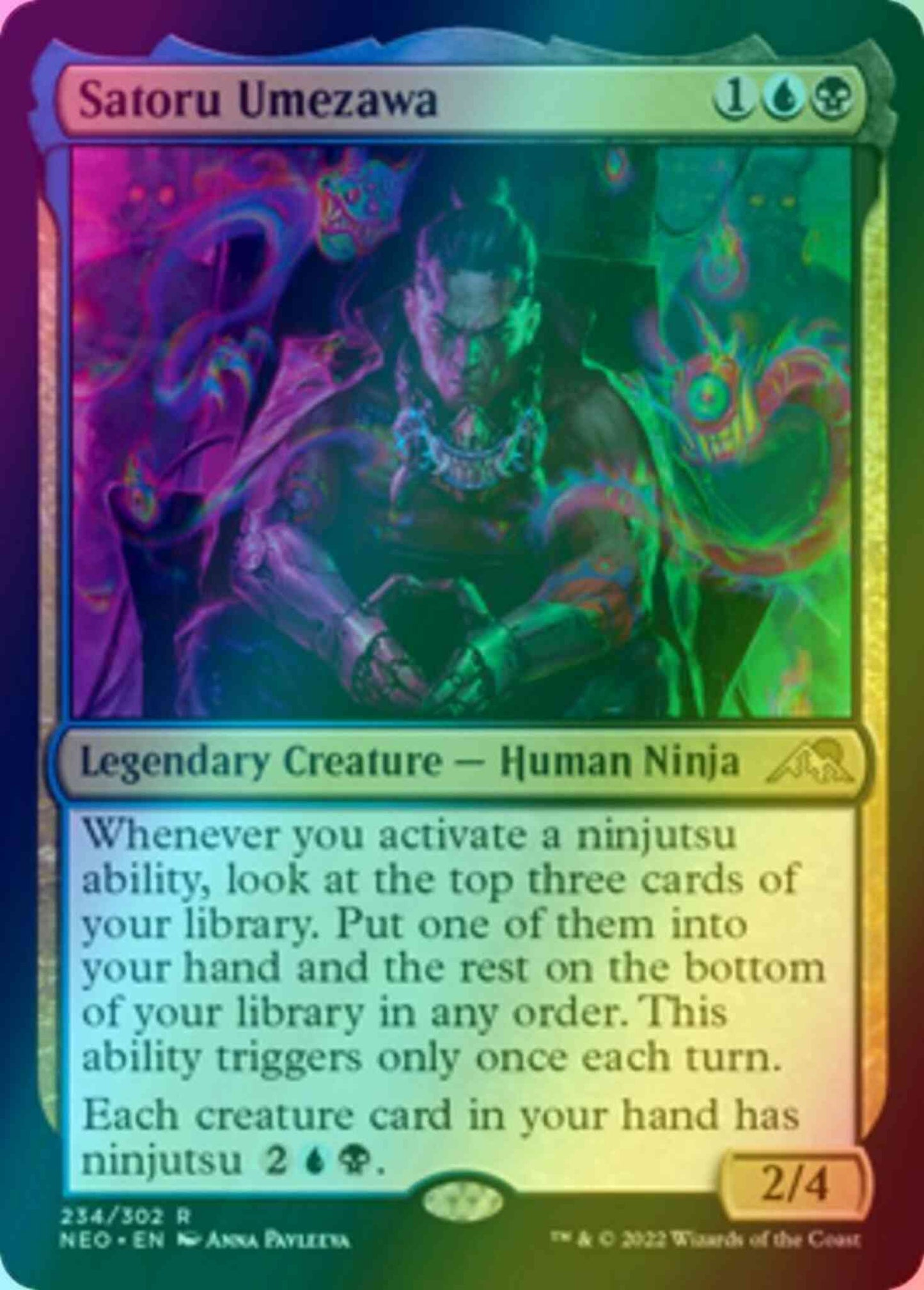 Satoru Umezawa [234] [Kamigawa: Neon Dynasty] [Foil]