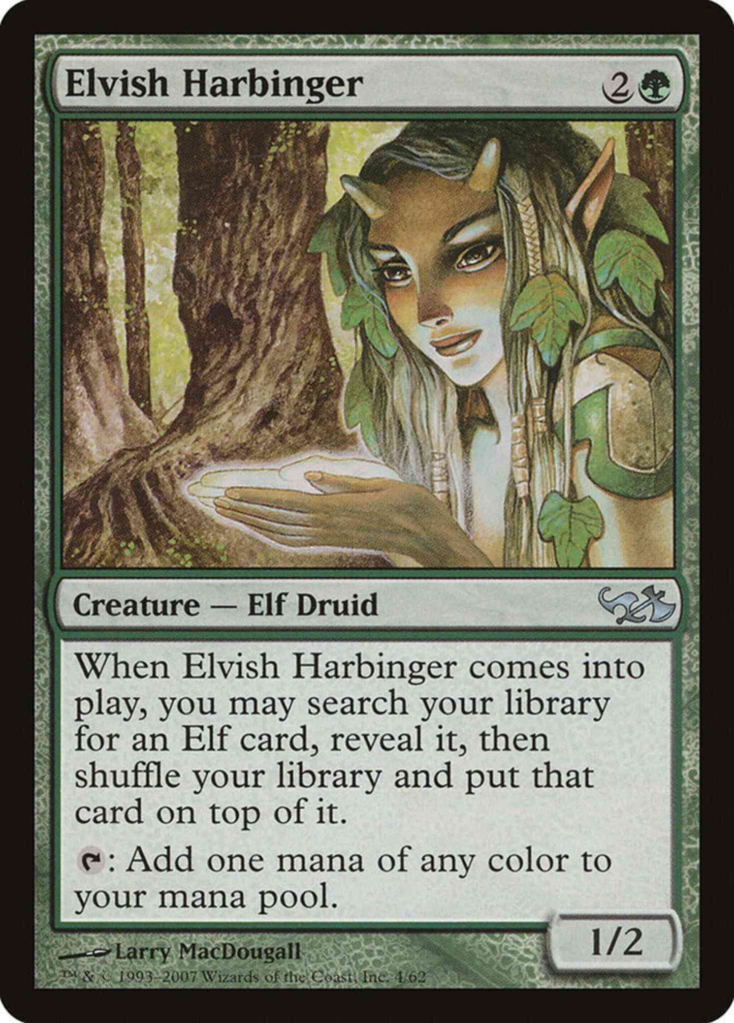Elvish Harbinger [4] [Duel Decks: Elves vs. Goblins] [Non-Foil]