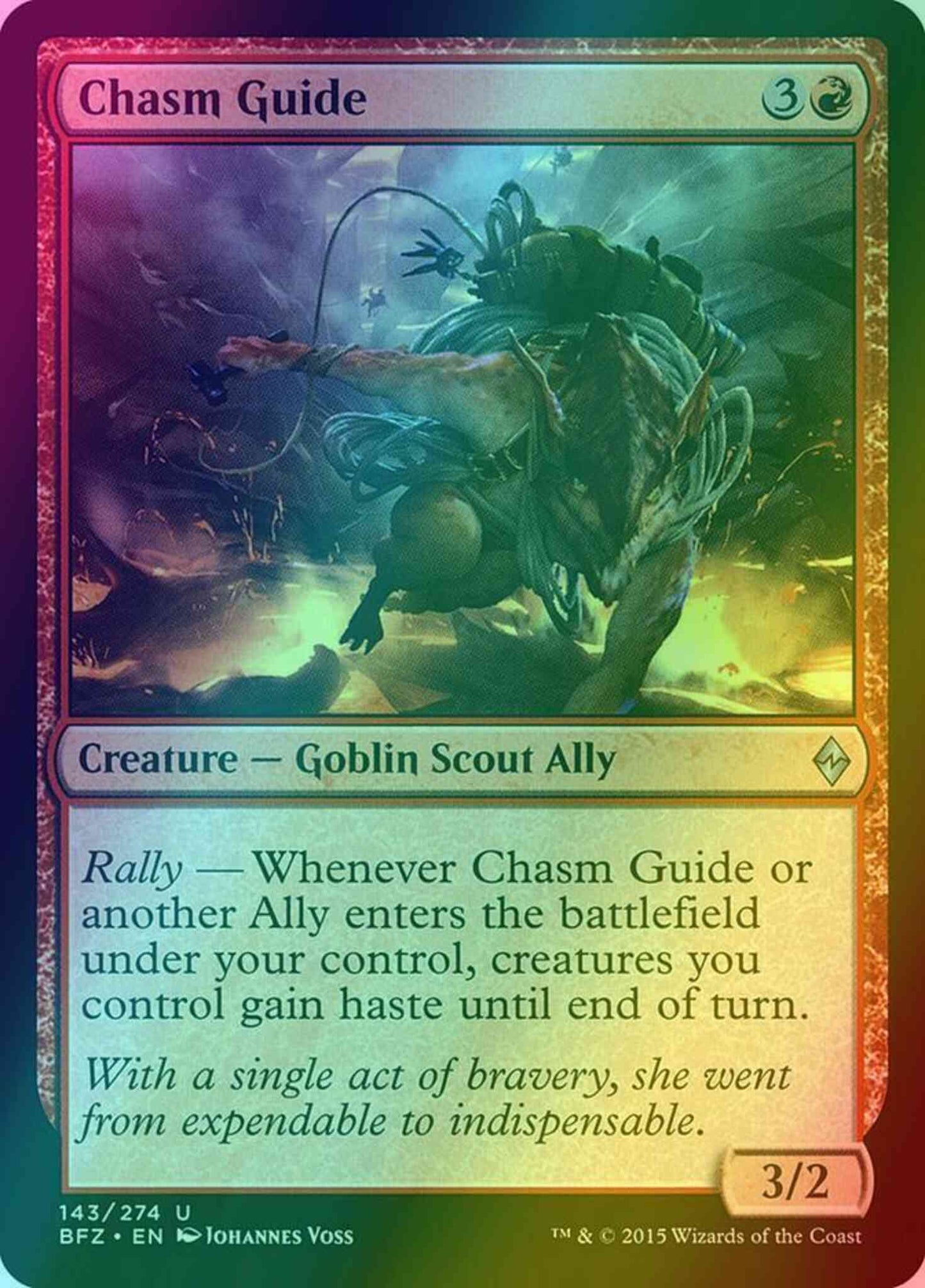 Chasm Guide [143] [Battle for Zendikar] [Foil]