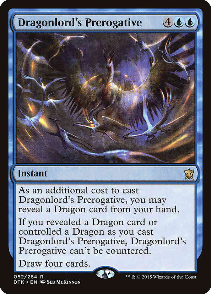 Dragonlord's Prerogative [52] [Dragons Of Tarkir] [Non-Foil]
