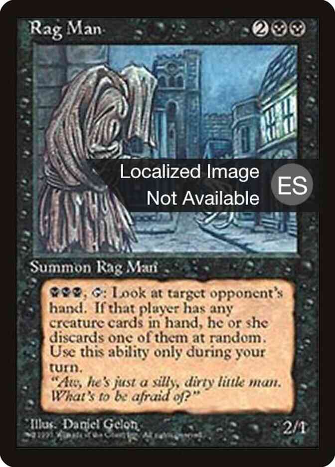 Rag Man - Japanese [155] [Fourth Edition Black Border: Japanese] [Non-Foil]