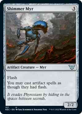 Shimmer Myr [157] [Kamigawa: Neon Dynasty: Commander] [Non-Foil]