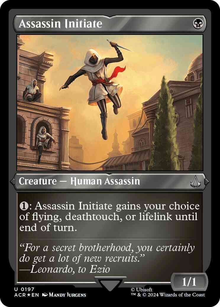 Assassin Initiate [197] [Assassin's Creed] [Etched Foil]