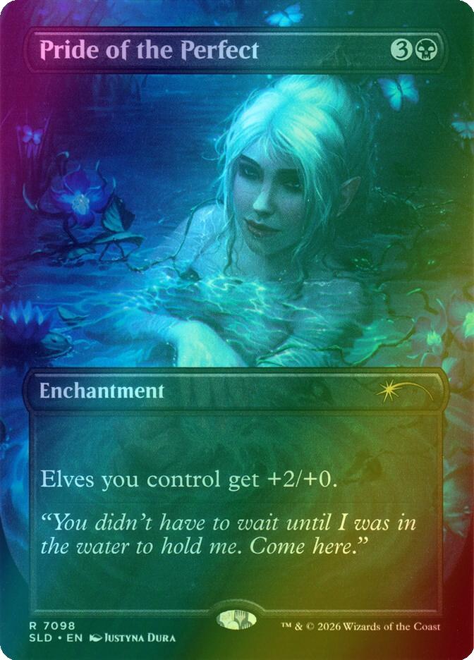 Pride of the Perfect [7098] [Borderless] [D&D: Shadowheart's Devotion] [Secret Lair Drop] [Foil]