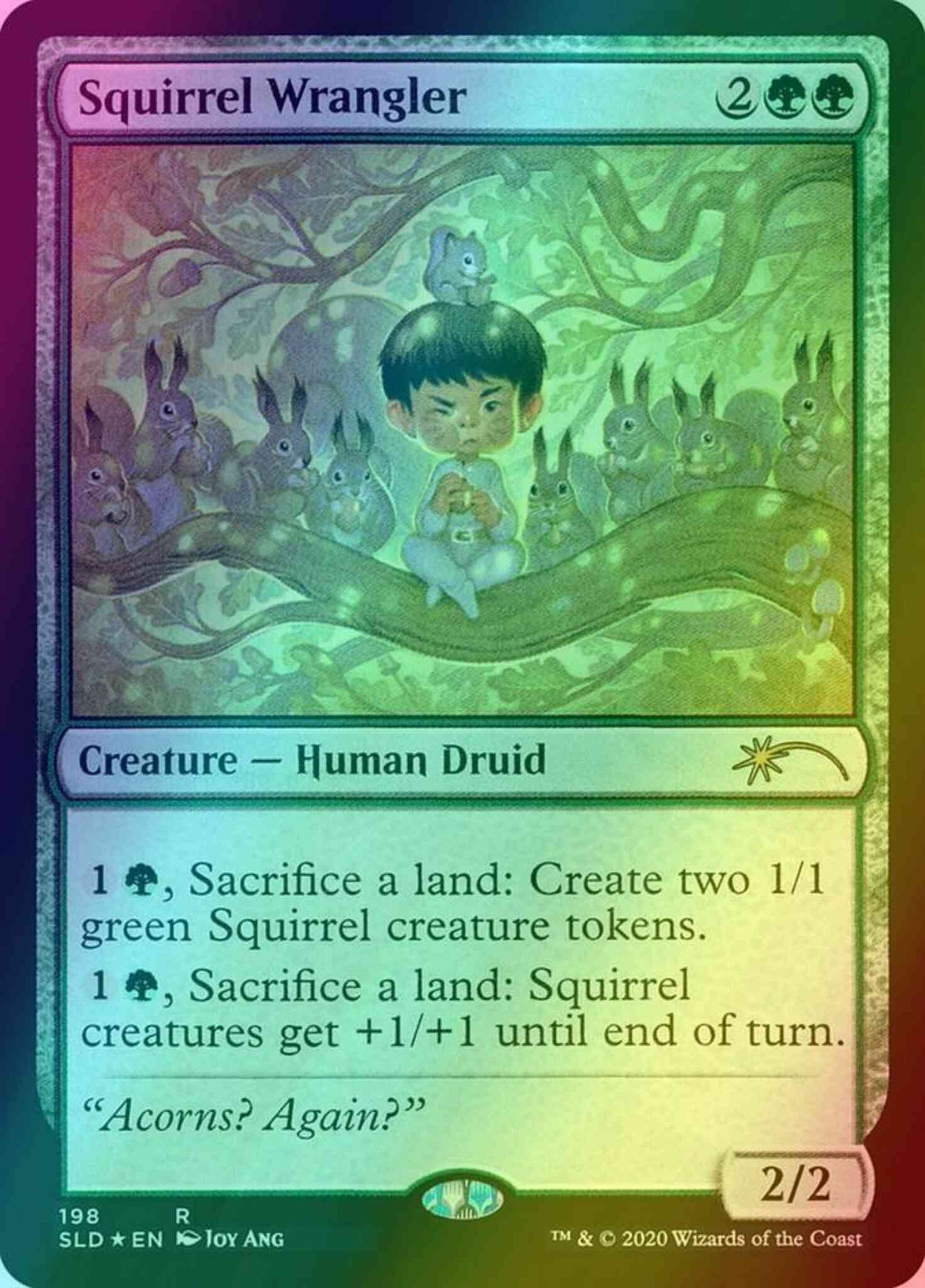 Squirrel Wrangler [0198] [Hope You Like Squirrels] [Secret Lair Drop] [Foil]