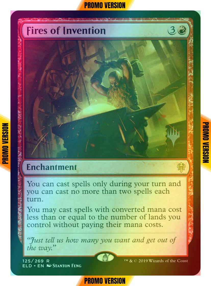 Fires of Invention [125p] [Promo Pack] [Throne of Eldraine Promos] [Foil]