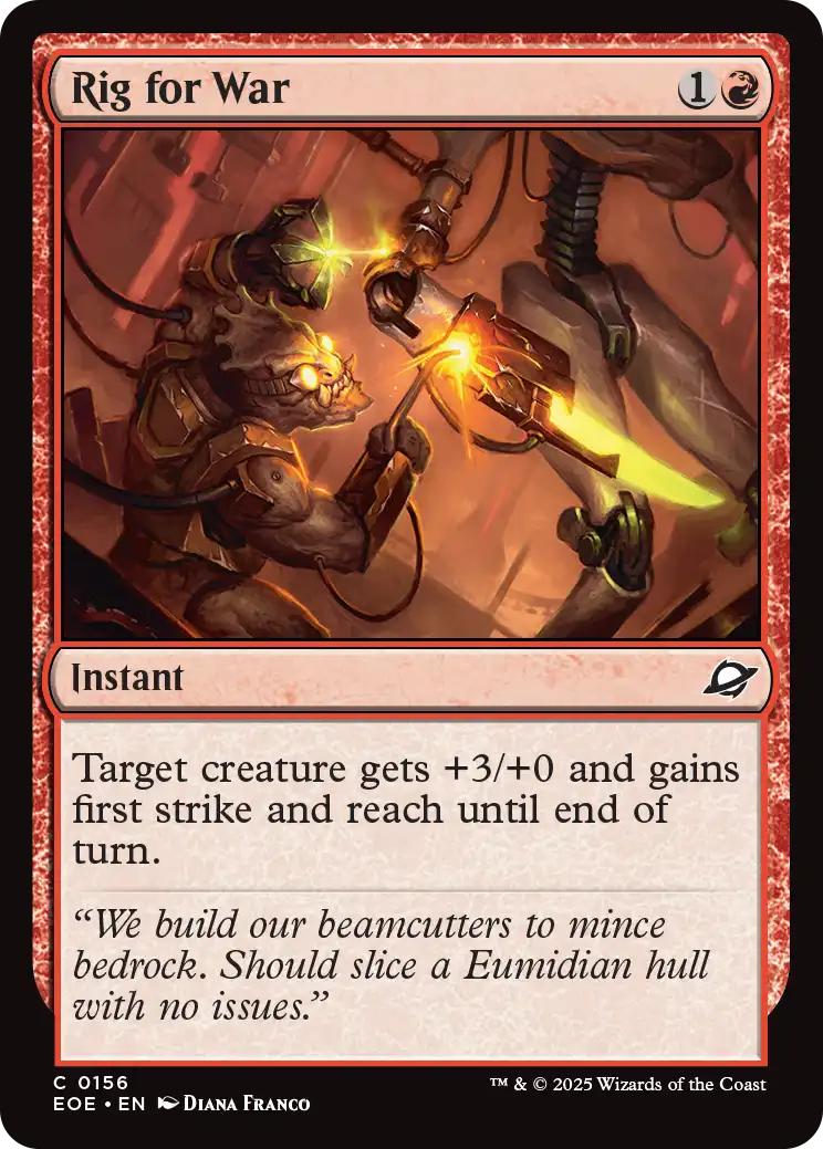 Rig for War [156] [Edge of Eternities] [Non-Foil]