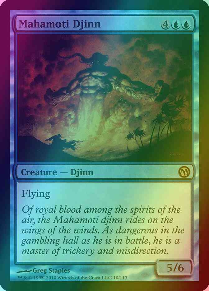 Mahamoti Djinn [10] [Duels of the Planeswalkers] [Foil]