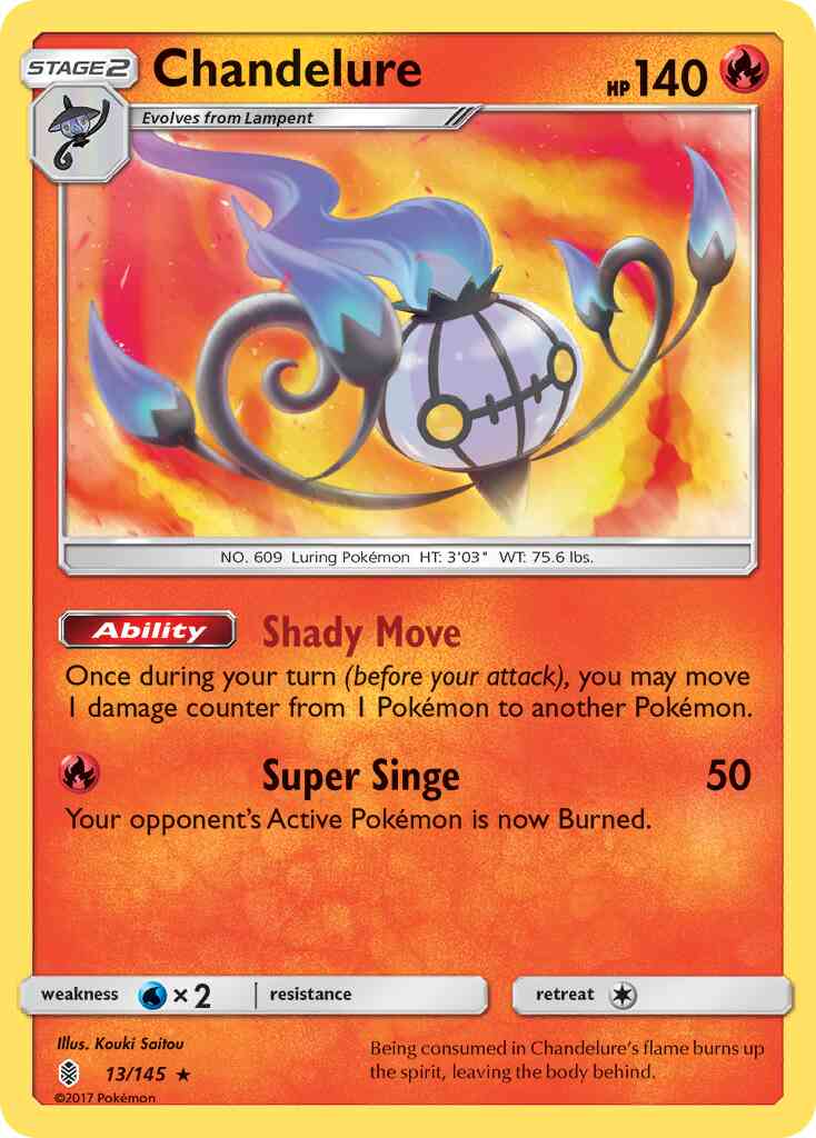 Chandelure - 13/145 - Rare Holo [sm2-13] [Holo]