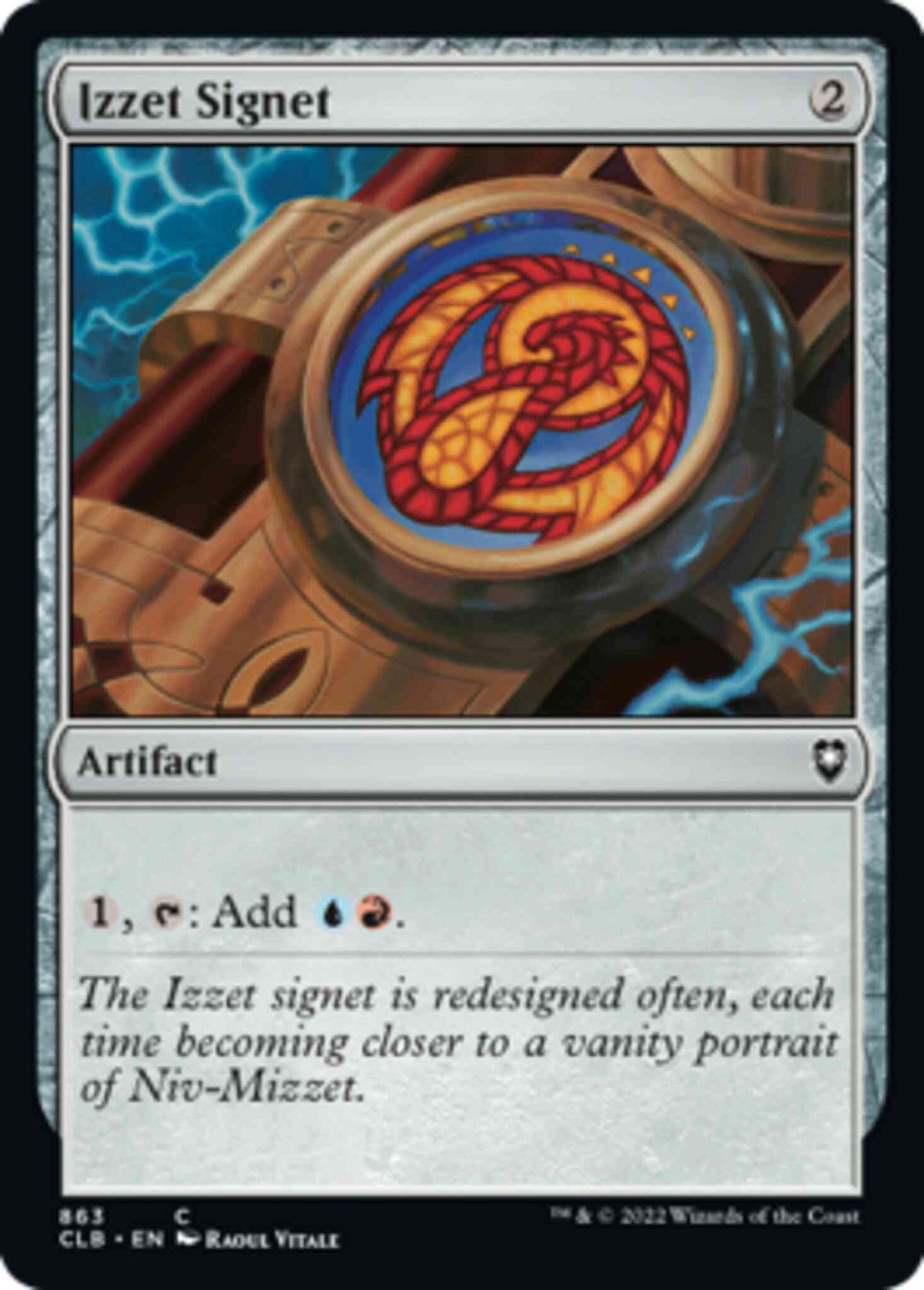 Izzet Signet [863] [Commander Legends: Battle for Baldur's Gate] [Non-Foil]
