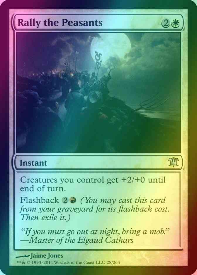 Rally the Peasants [28] [Innistrad] [Foil]