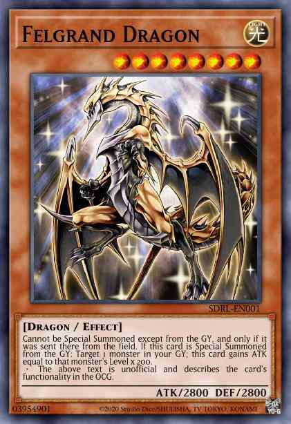 Felgrand Dragon - SR02-EN005 - Common - 1st Edition