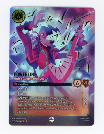 Powerline - World's Greatest Rock Star — Enchanted|Holofoil — ID 19030