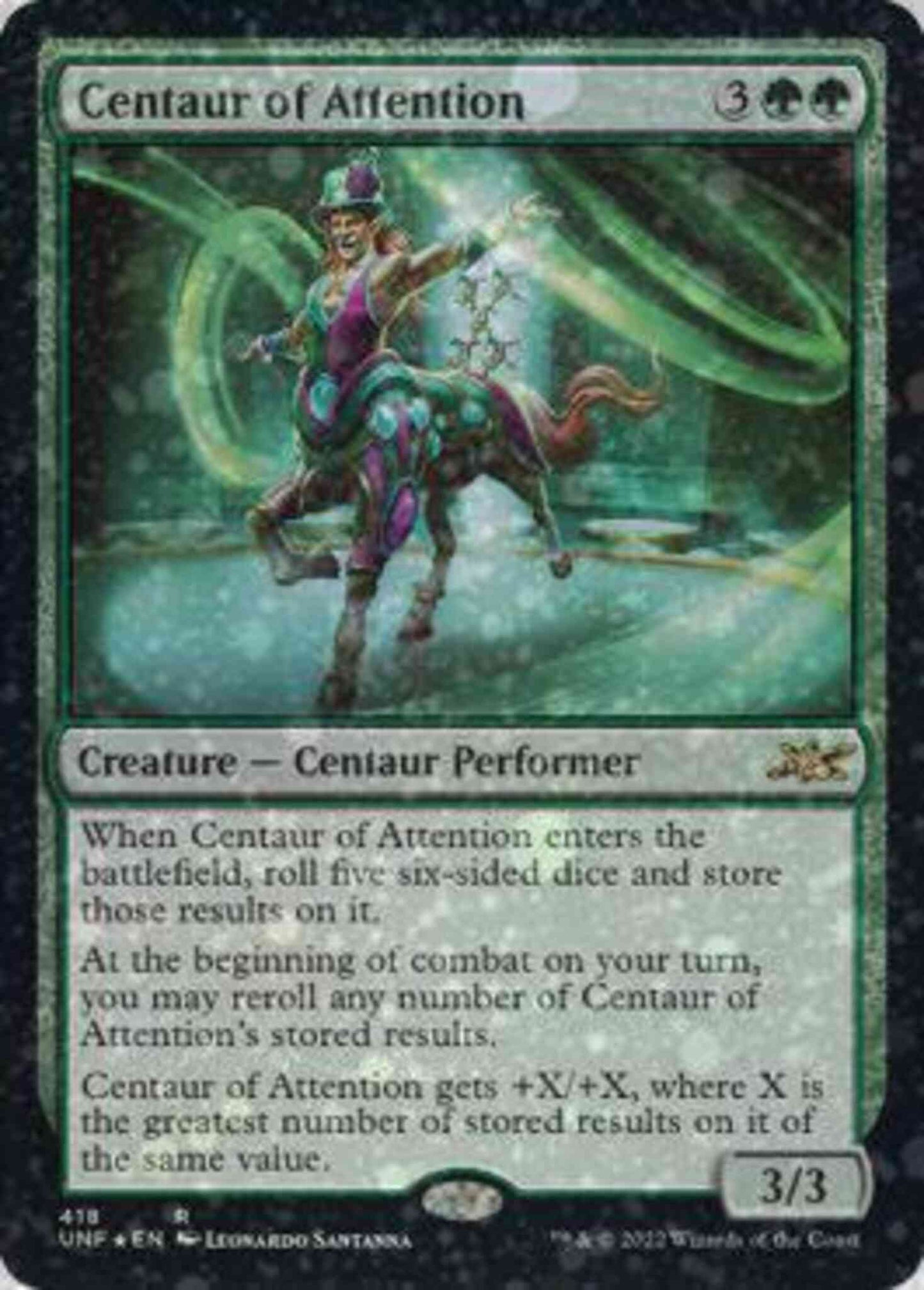 Centaur of Attention [418] [Unfinity] [Galaxy Foil]