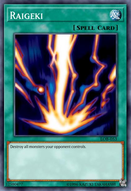 Raigeki - BP01-EN032 - Rare - Unlimited