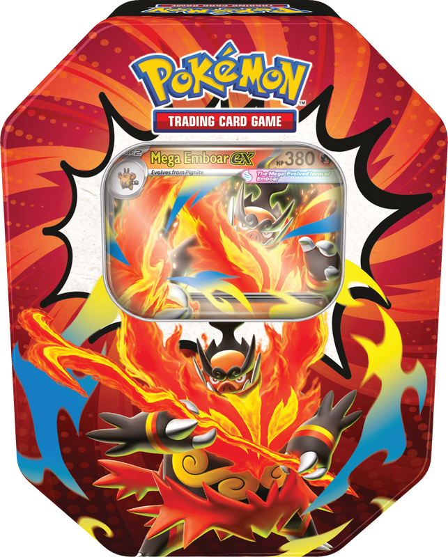 Pokémon TCG: Ascended Heroes Tin - Mega Emboar ex