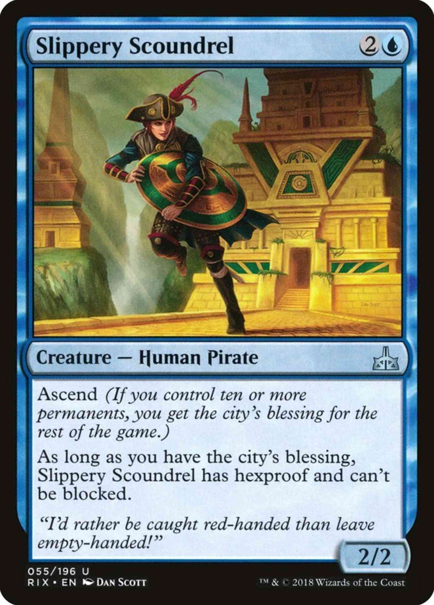 Slippery Scoundrel [55] [Rivals of Ixalan] [Non-Foil]