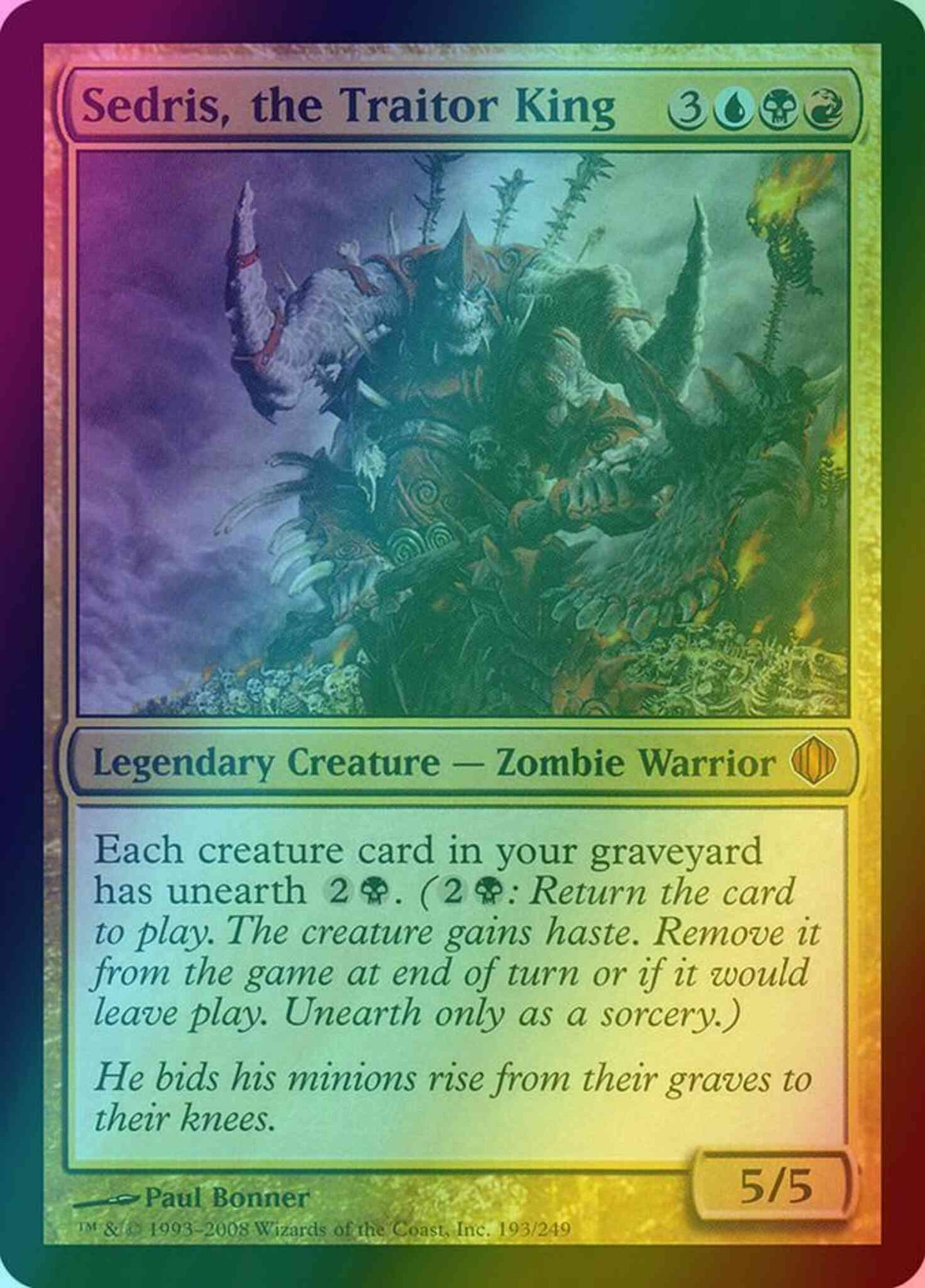 Sedris, the Traitor King [193] [Shards Of Alara] [Foil]