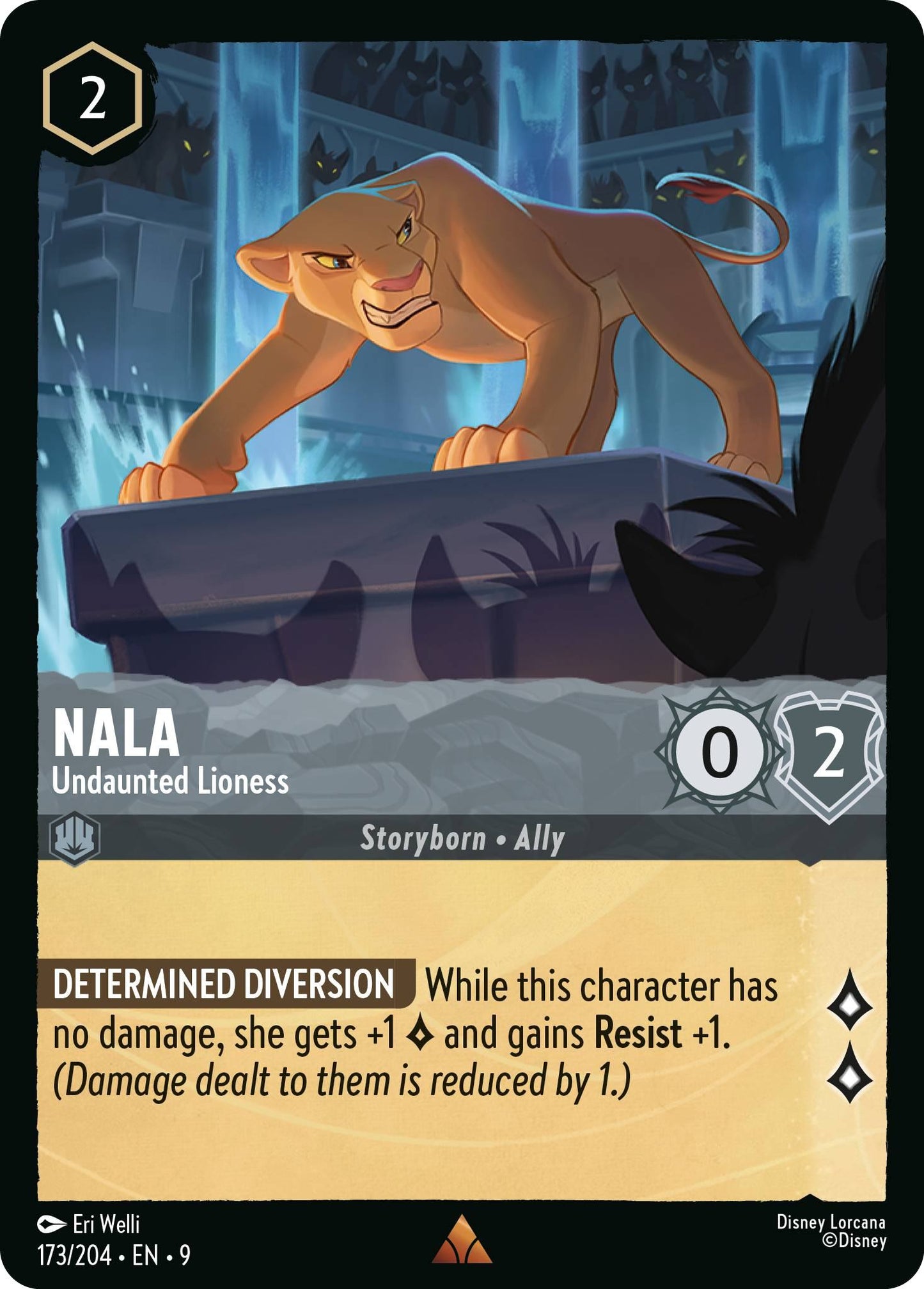 Nala - Undaunted Lioness - 173/204 [Fabled] [Non-Foil]