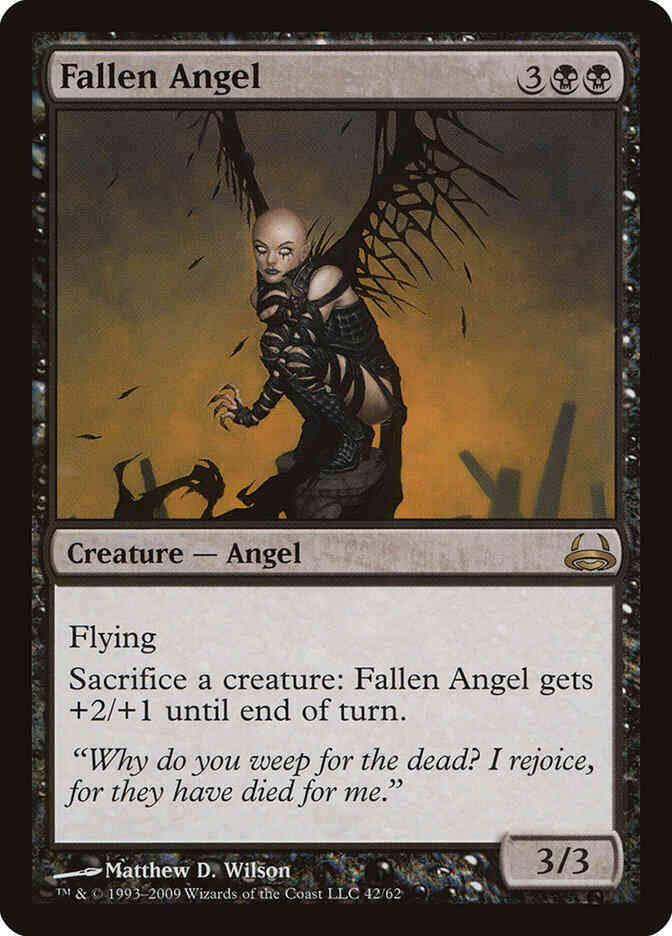 Fallen Angel [42] [Duel Decks: Divine vs. Demonic] [Non-Foil]