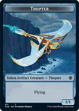 Bird Token (02) // Thopter Token (11) [Starter Commander Decks: Tokens] [Non-Foil]