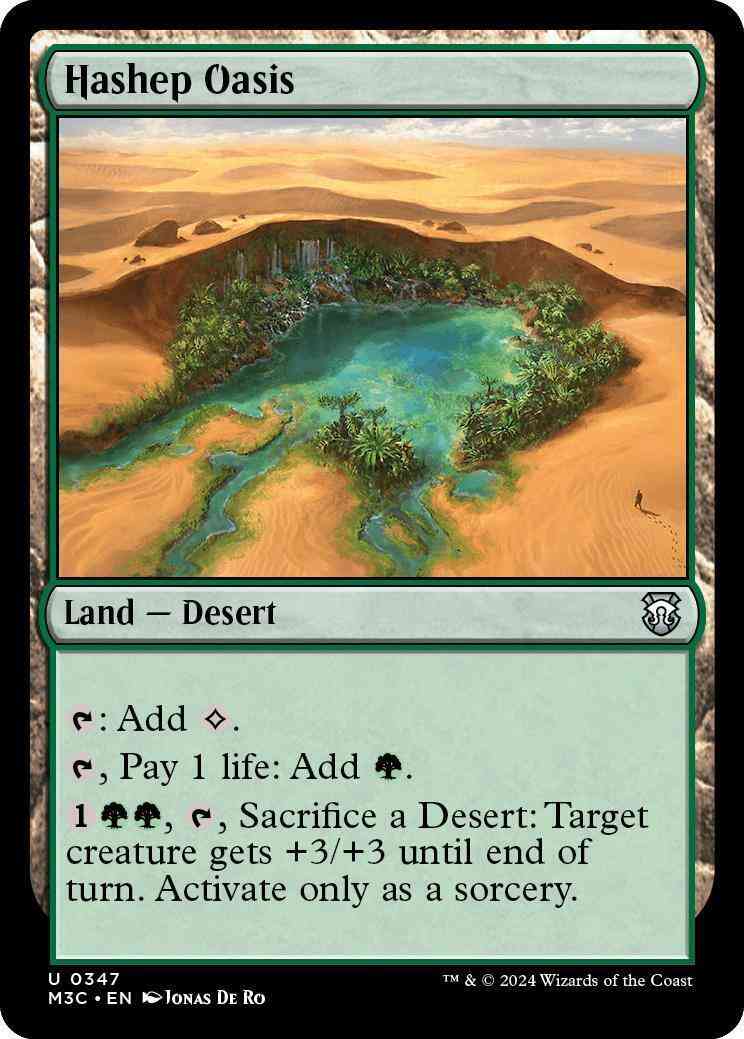 Hashep Oasis [347] [Modern Horizons 3: Commander] [Non-Foil]