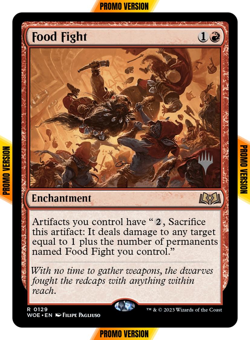 Food Fight [129p] [Promo Pack] [Wilds of Eldraine: Promos] [Non-Foil]