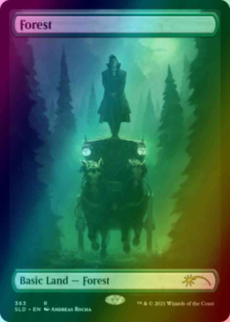 Forest [0363] [Full Art] [Dracula] [Secret Lair Drop] [Foil]