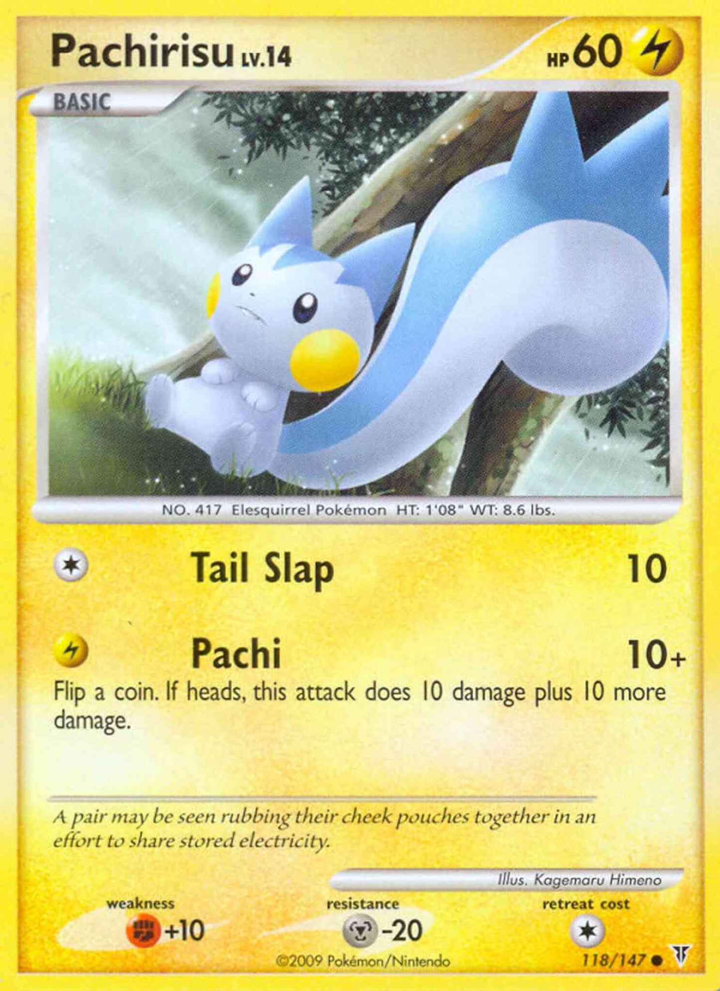 Pachirisu - 118/147 - Common [pl3-118] [Non-Holo]
