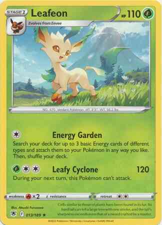 Leafeon - 013/189 - Rare [swsh10-013] [Non-Holo]