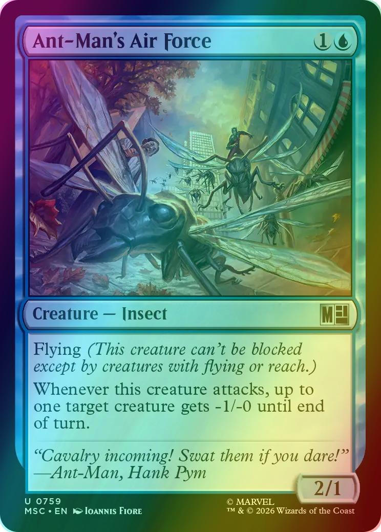 Ant-Man's Air Force [759] [Jumpstart] [Welcome Deck] [Marvel Super Heroes: Commander] [Foil]