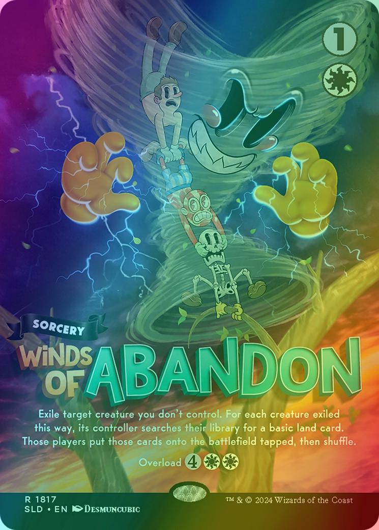 Winds of Abandon [1817] [Borderless] [Twisted Toons] [Secret Lair Drop] [Foil]