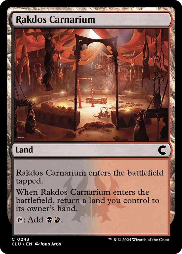 Rakdos Carnarium [243] [Ravnica: Clue Edition] [Non-Foil]