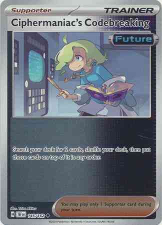 Ciphermaniac's Codebreaking - 145/162 - Uncommon [sv05-145] [Reverse Holo]