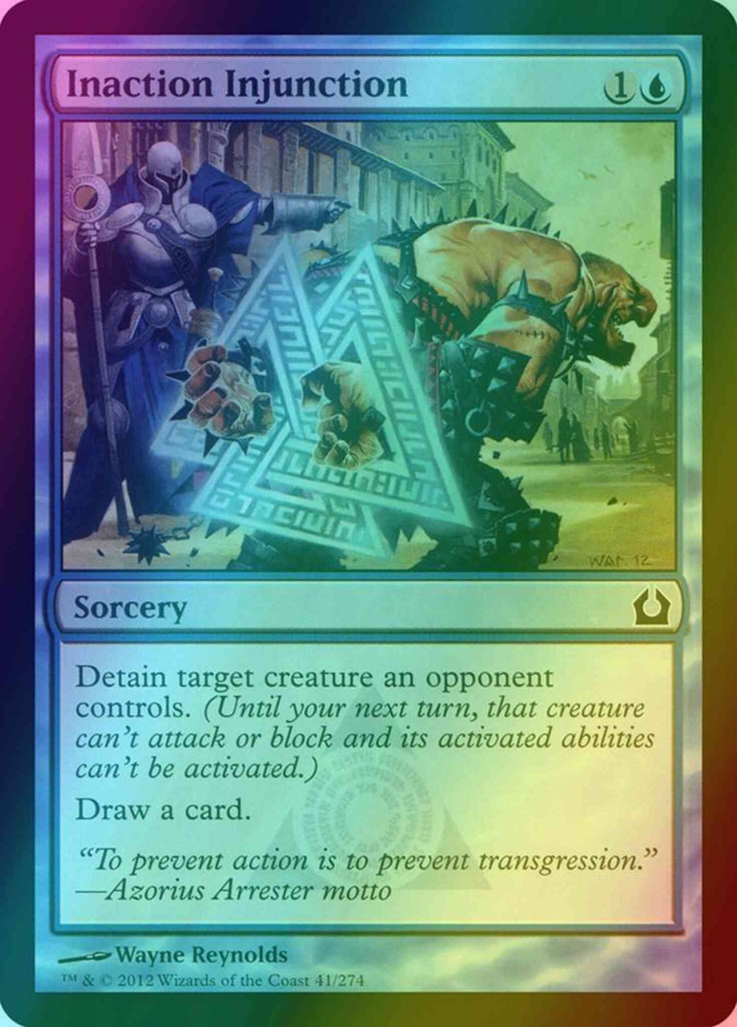 Inaction Injunction [41] [Return To Ravnica] [Foil] – Face to Face Games