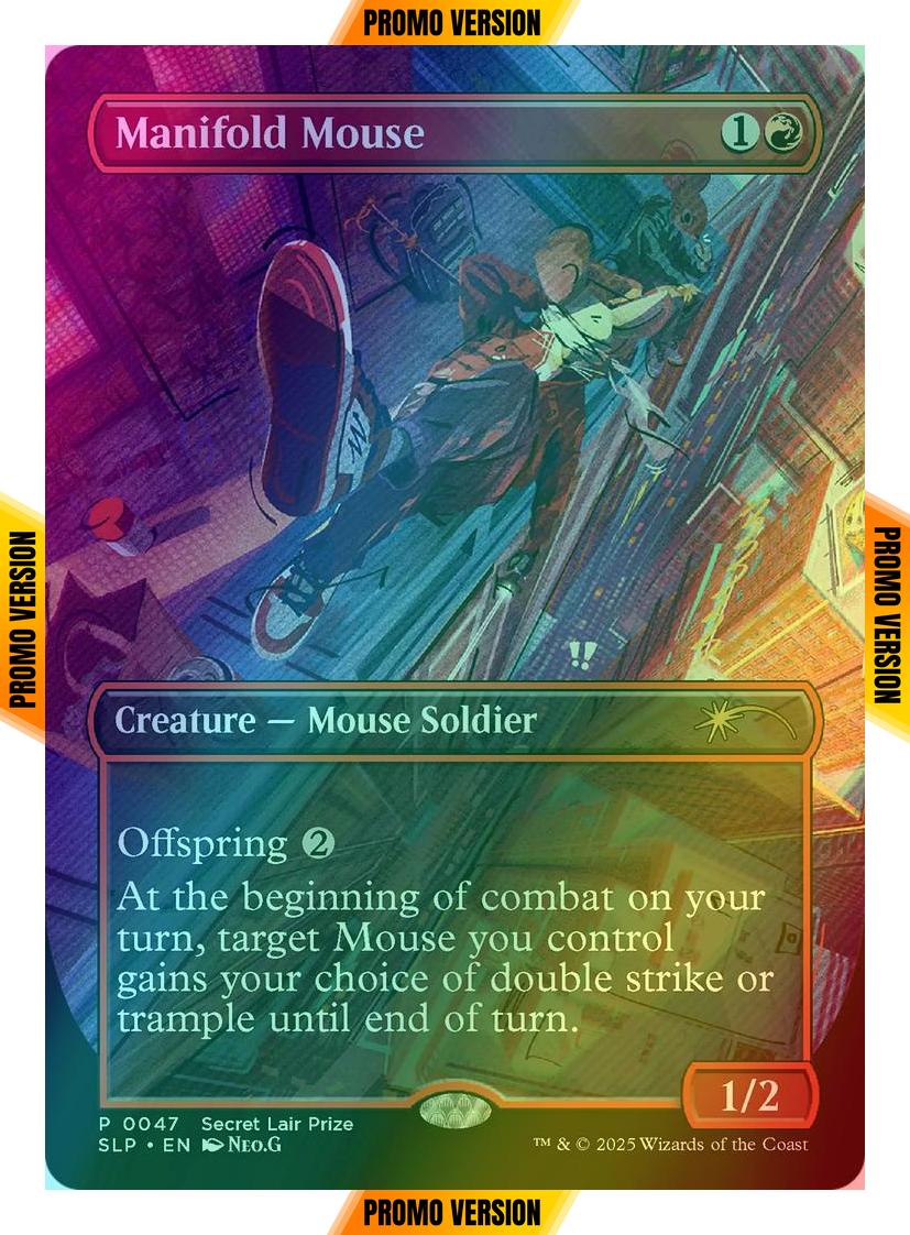 Manifold Mouse [0047] [Borderless] [Secret Lair Promo] [Foil]