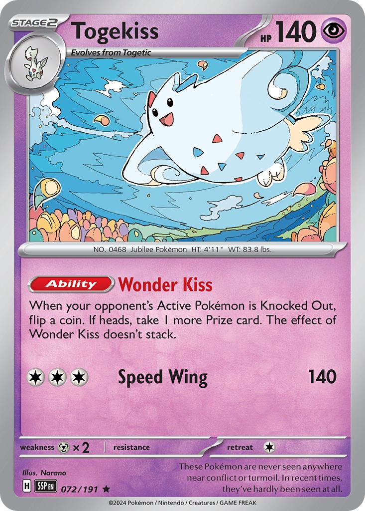 Togekiss - 072/191 - Rare [sv08-072] [Holo]