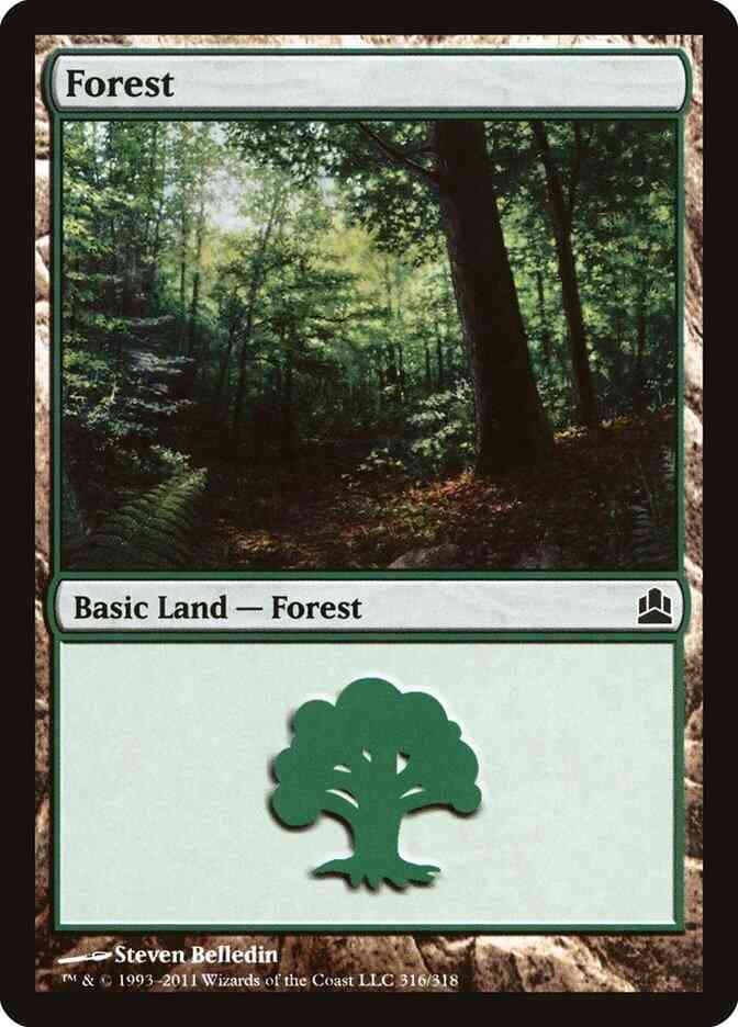 Forest [316] [Commander 2011] [Non-Foil]