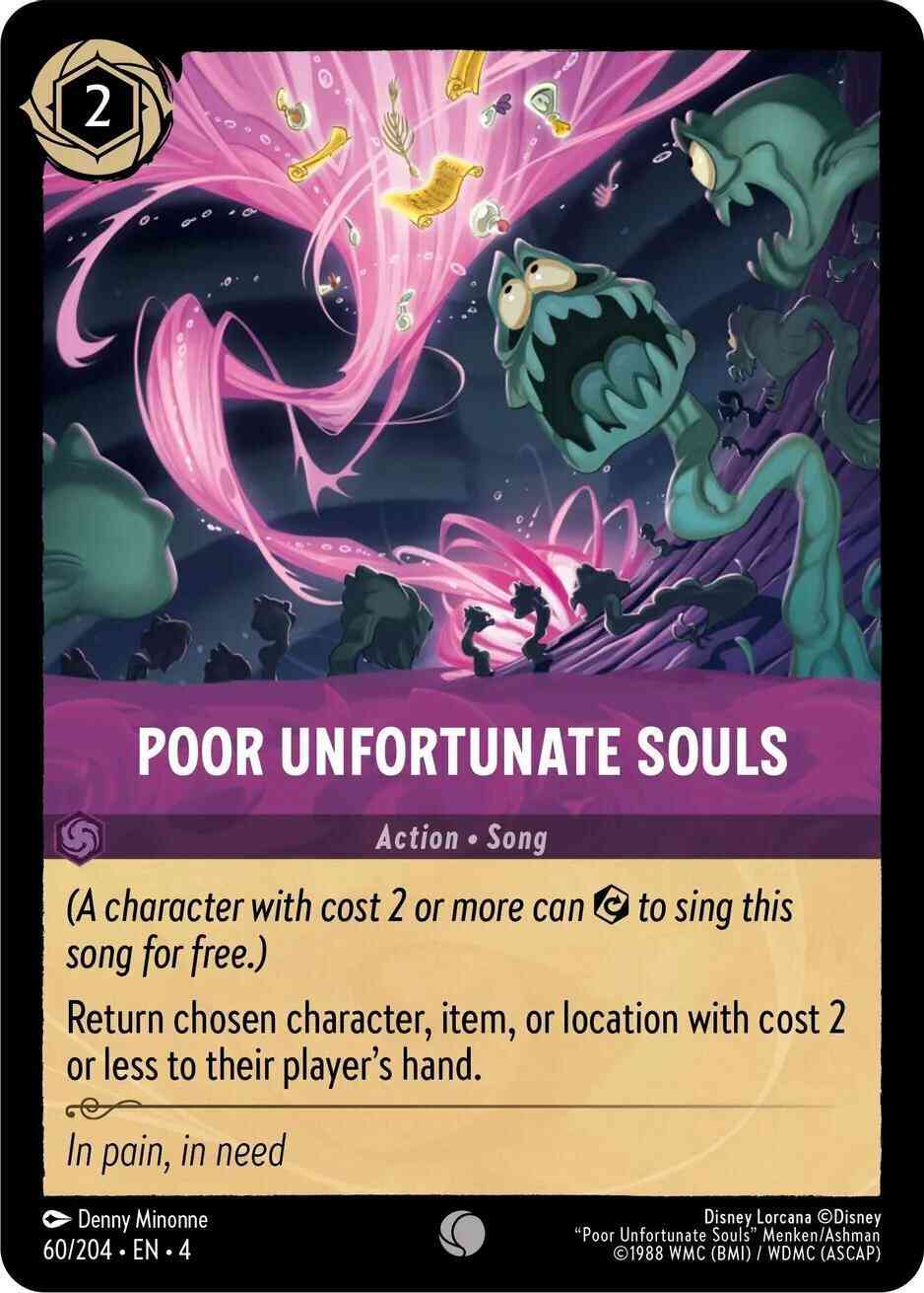 Poor Unfortunate Souls - 60/204 [Ursula's Return] [Cold Foil]