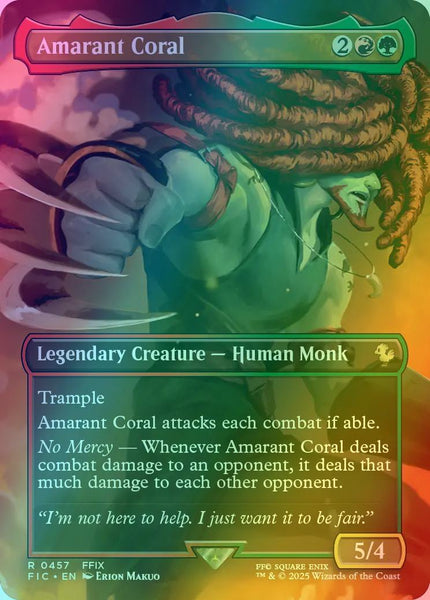 Amarant Coral [457] [Borderless] [Scene] [FINAL FANTASY: Commander] [Foil] – Face to Face Games