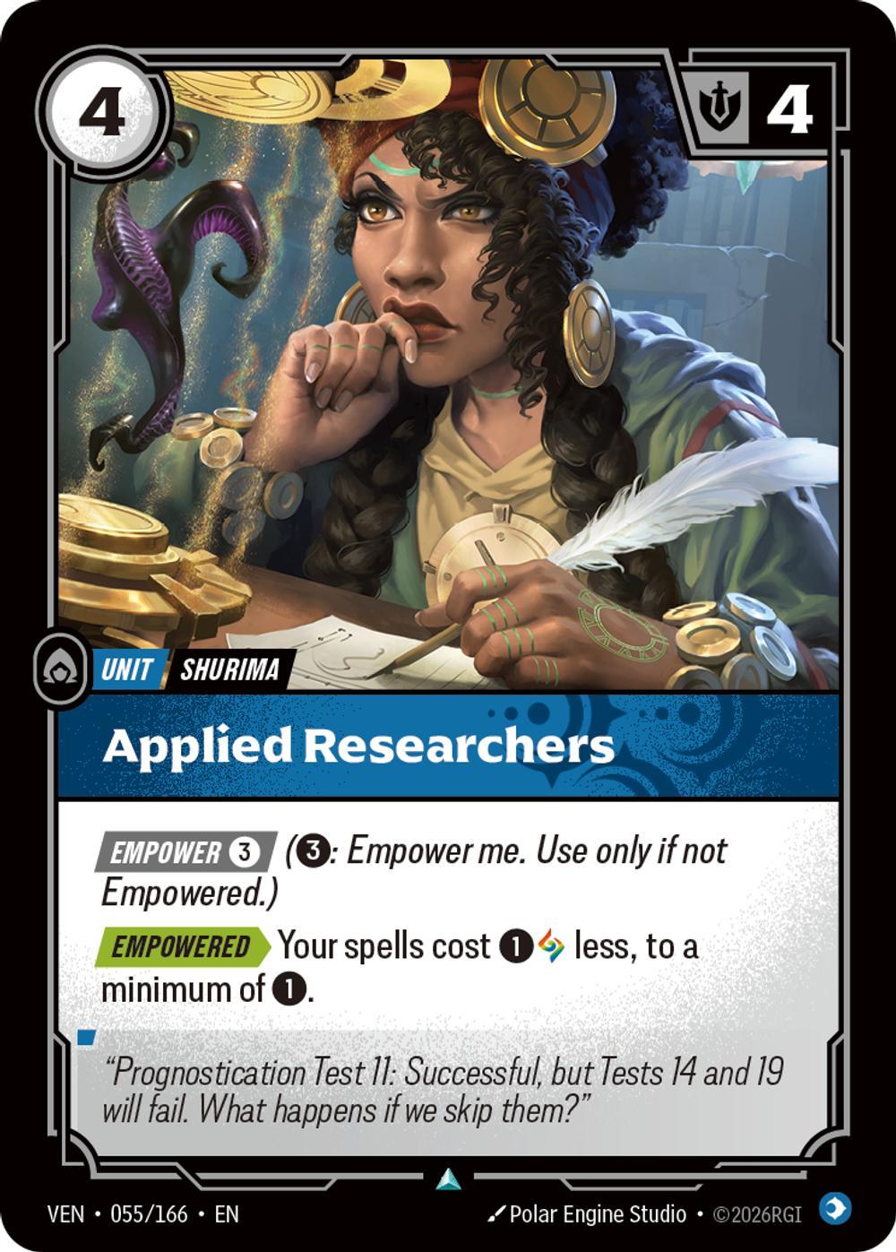 Applied Researchers - 055/166 [Vendetta] [Non-Foil]